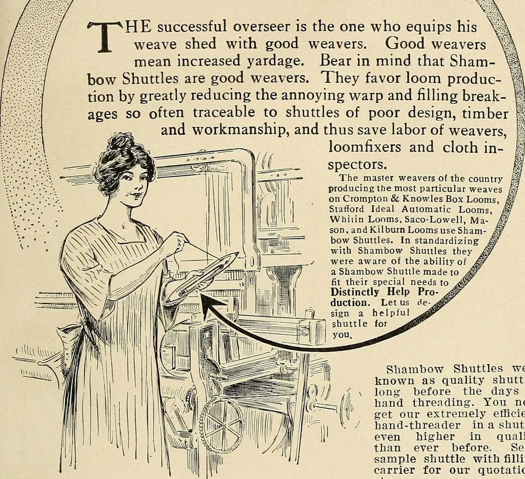 An illustration from How to figure out and arrange pattern work for weaving colored fabrics, explained and illustrated, together with other simple rules and calculations pertaining to weaving departments, 1915, leaf 78