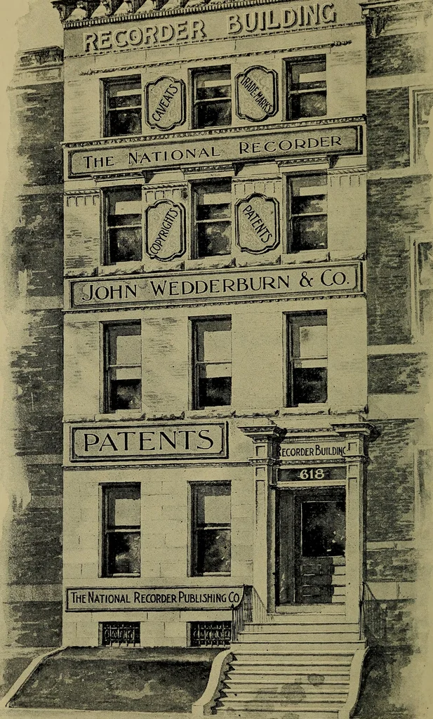 An illustration from How to get a patent; a complete compendium of useful information for inventors, 1896, leaf 5