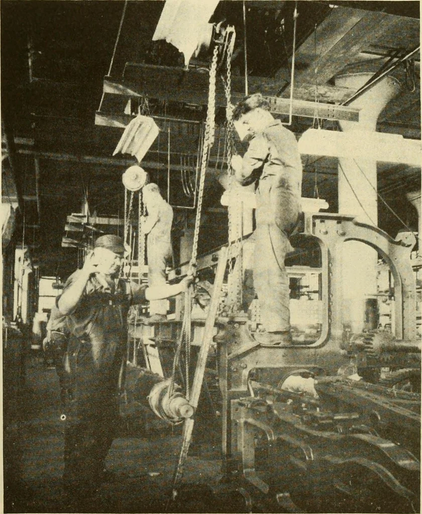 An illustration from How to improve woolen and worsted mill operations, 1900, leaf 12