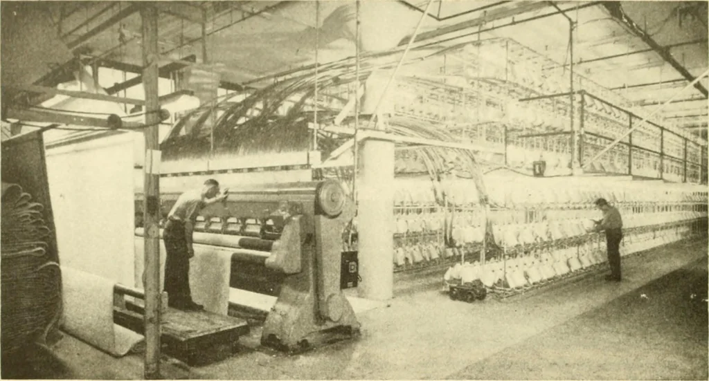 An illustration from How to improve woolen and worsted mill operations, 1900, leaf 13
