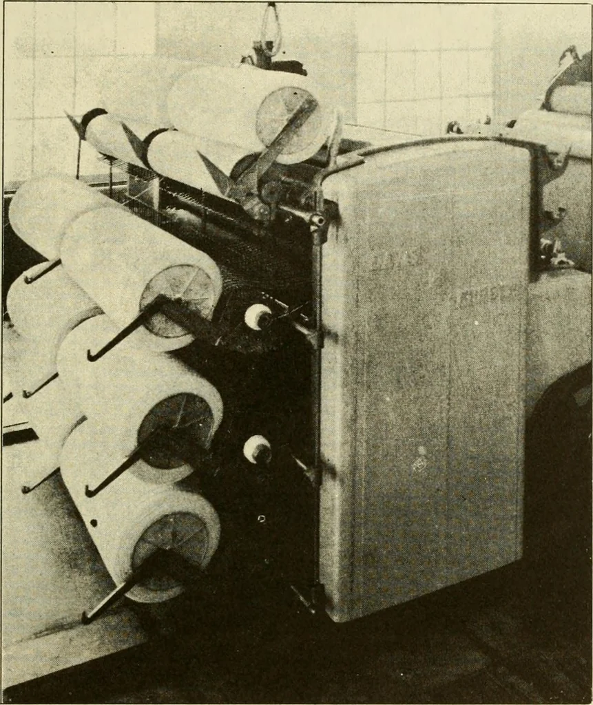 An illustration from How to improve woolen and worsted mill operations, 1900, leaf 44