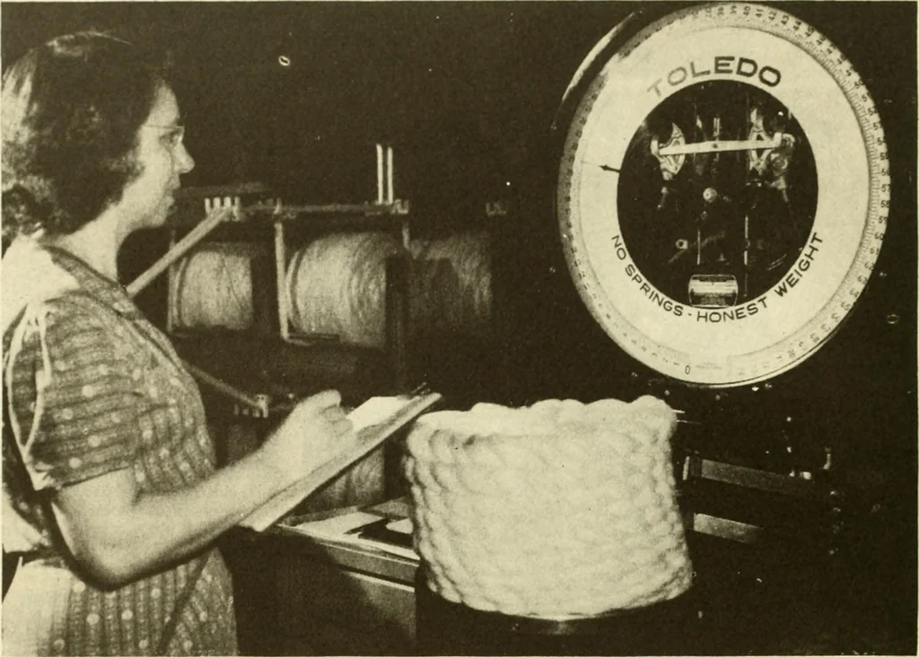 An illustration from How to improve woolen and worsted mill operations, 1900, leaf 45