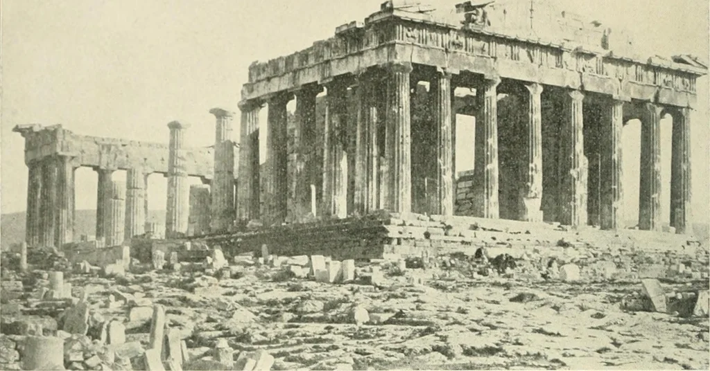 An illustration from How to judge architecture : a popular guide to the appreciation of buildings, 1903, leaf 21