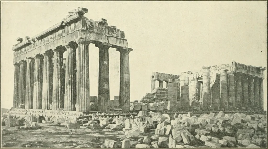 An illustration from How to judge architecture : a popular guide to the appreciation of buildings, 1903, leaf 21