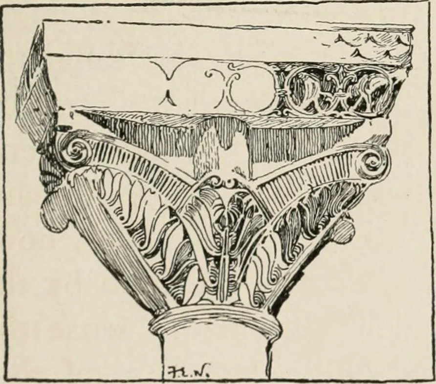 An illustration from How to know architecture : the human elements in the evolution of styles, 1914, leaf 124