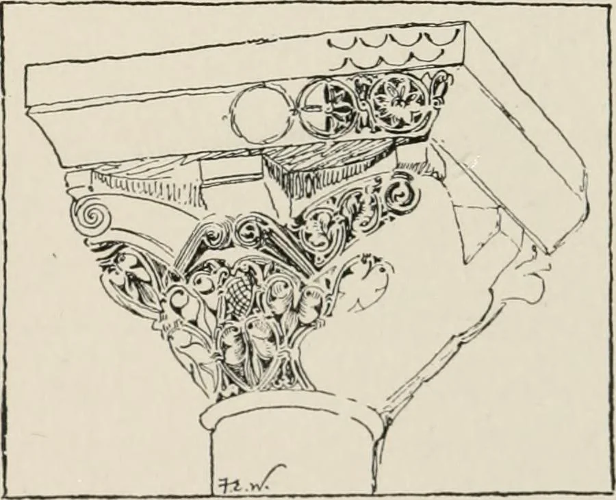 An illustration from How to know architecture : the human elements in the evolution of styles, 1914, leaf 124