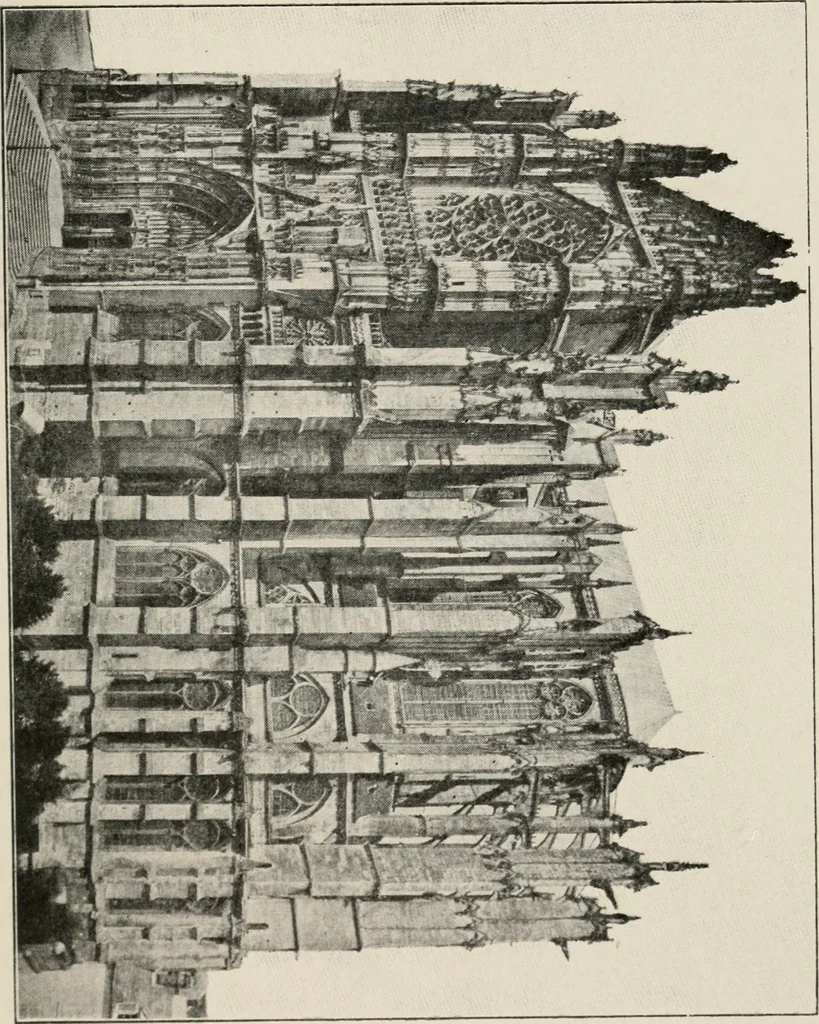 An illustration from How to know architecture : the human elements in the evolution of styles, 1914, leaf 158