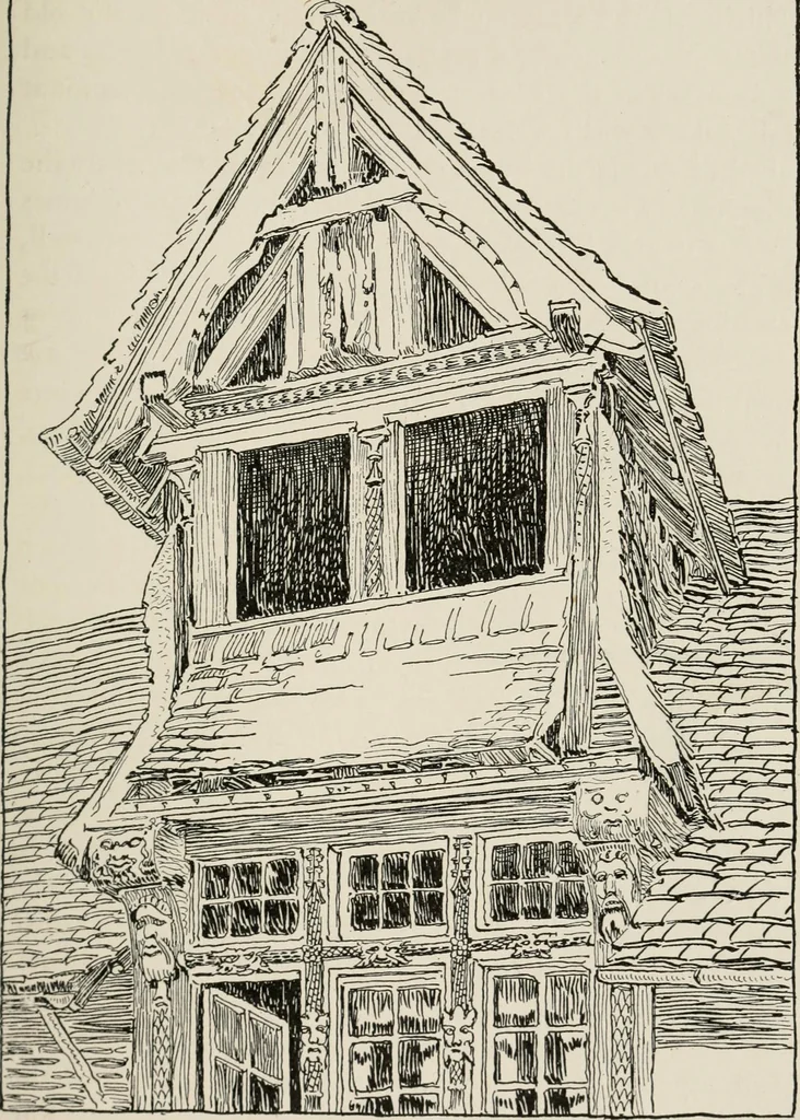 An illustration from How to know architecture : the human elements in the evolution of styles, 1914, leaf 164