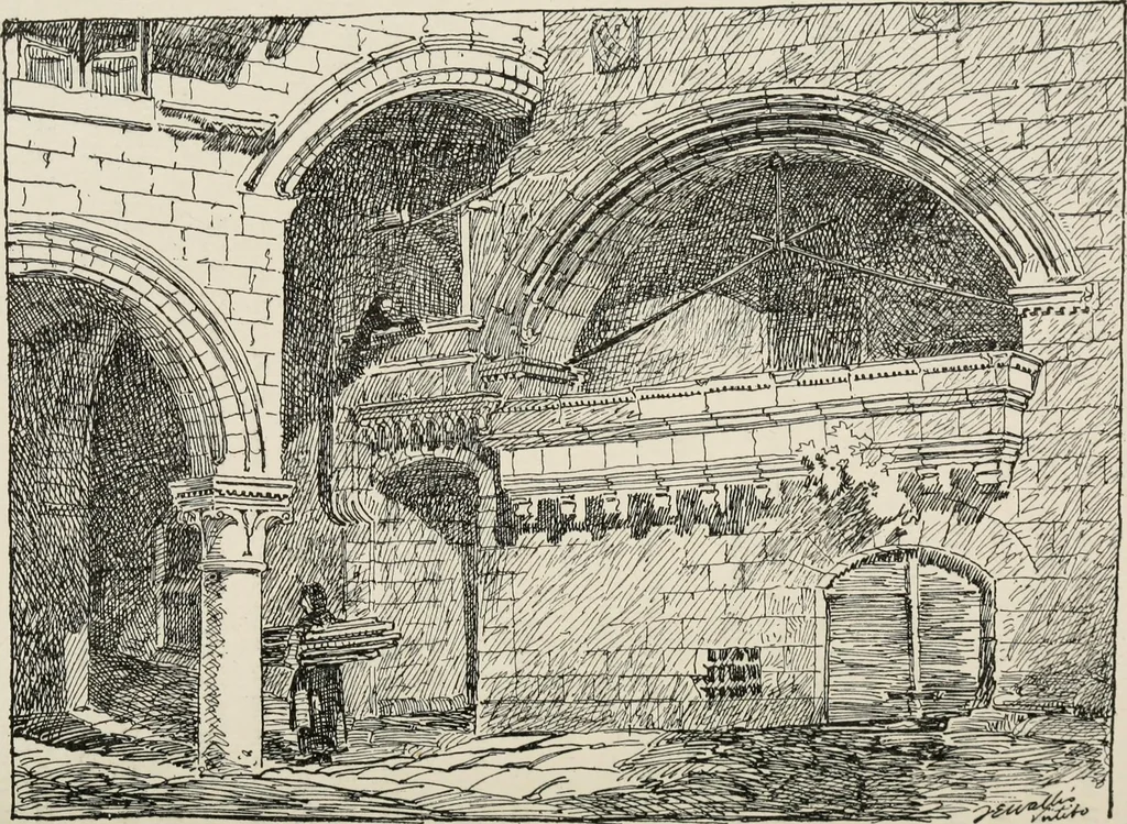 An illustration from How to know architecture : the human elements in the evolution of styles, 1914, leaf 206