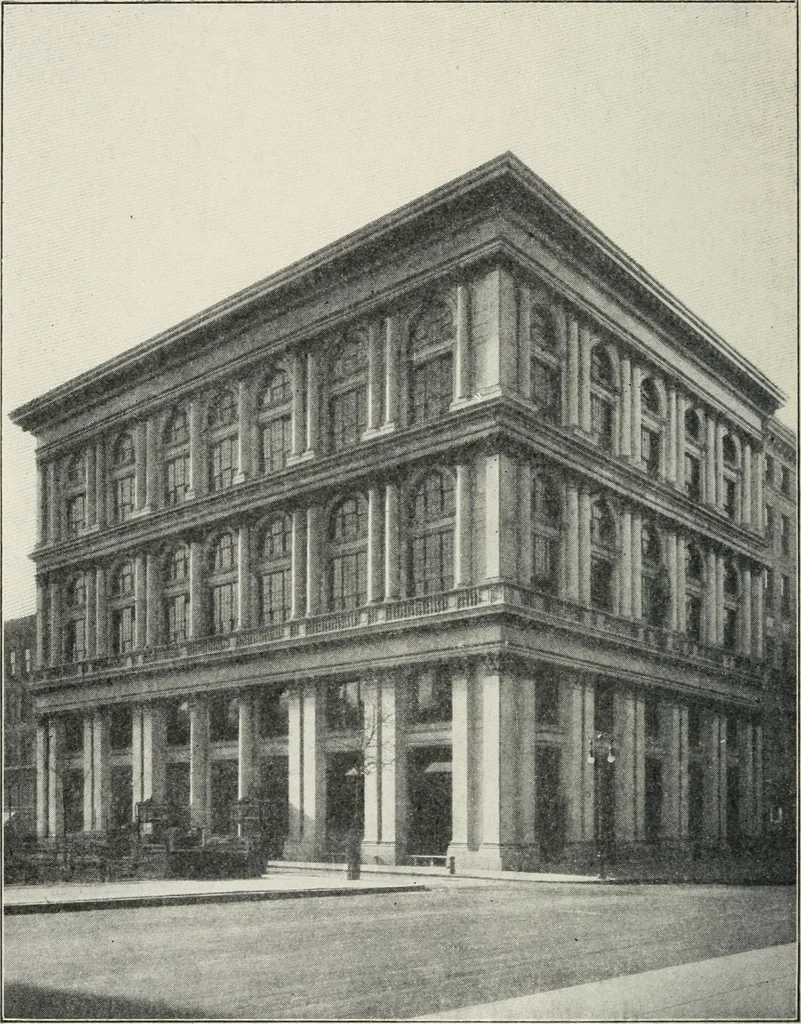 An illustration from How to know architecture : the human elements in the evolution of styles, 1914, leaf 213