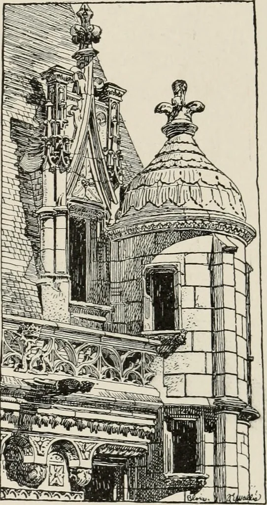 An illustration from How to know architecture : the human elements in the evolution of styles, 1914, leaf 224