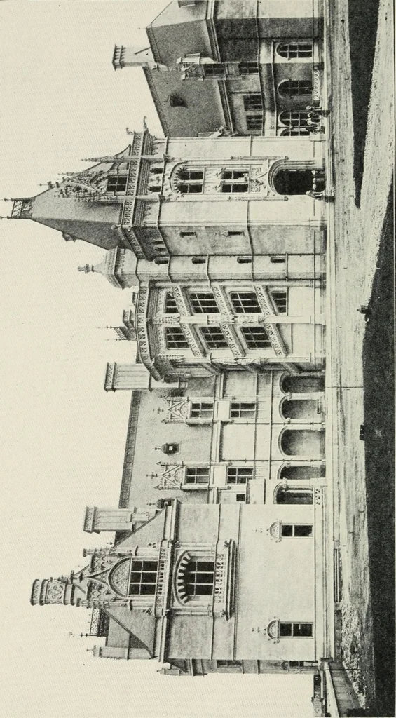 An illustration from How to know architecture : the human elements in the evolution of styles, 1914, leaf 235