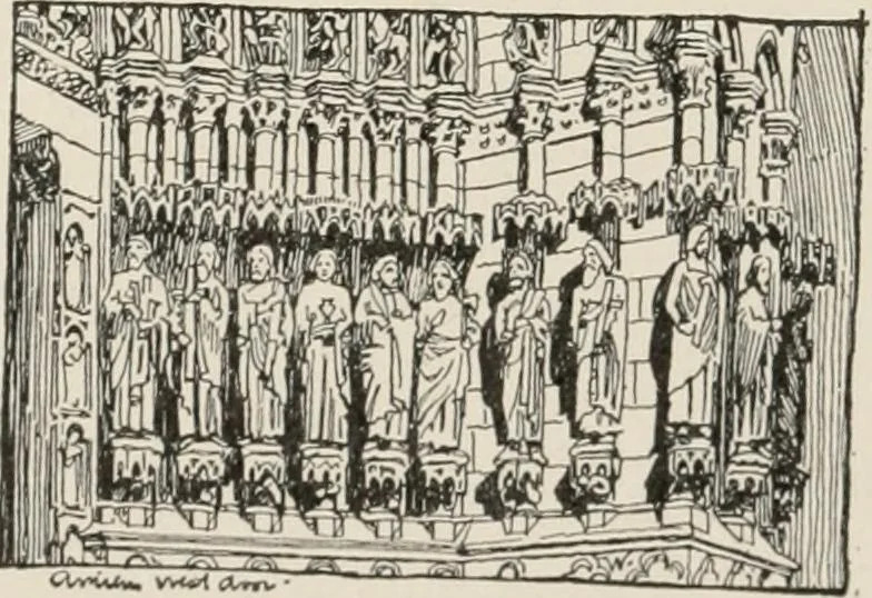 An illustration from How to know architecture : the human elements in the evolution of styles, 1914, leaf 290