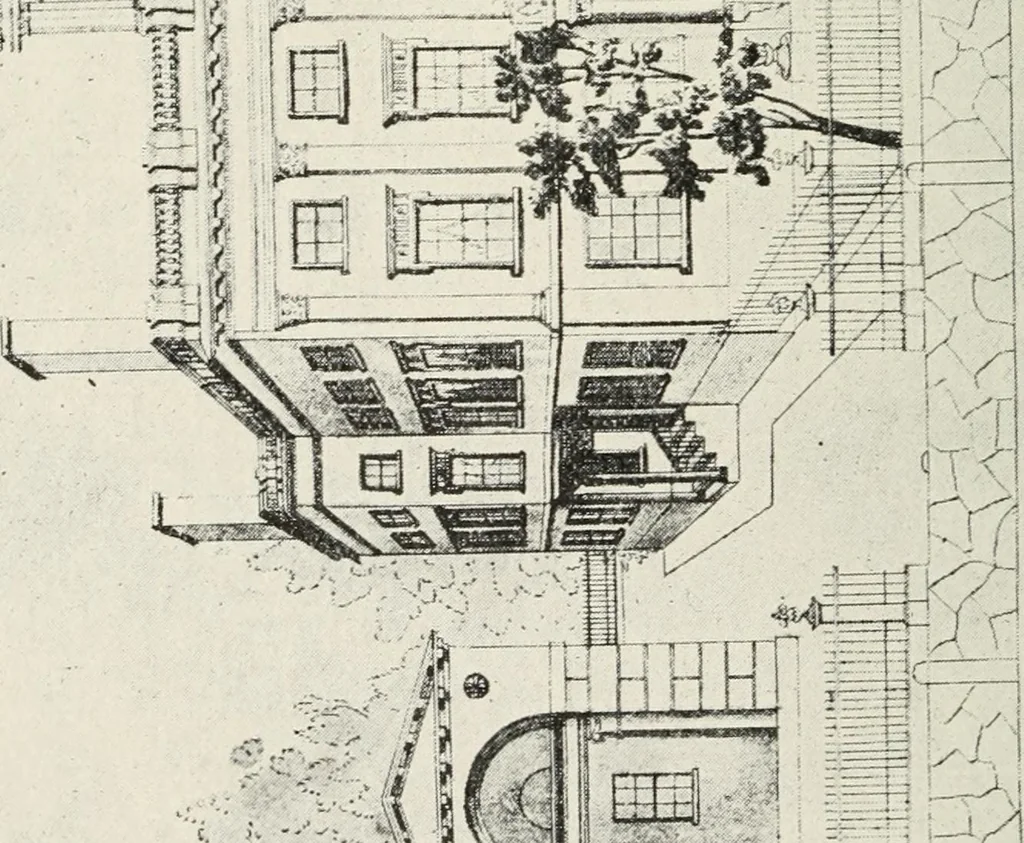 An illustration from How to know architecture : the human elements in the evolution of styles, 1914, leaf 305