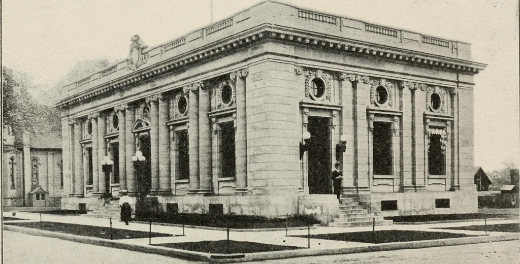 An illustration from How to know architecture : the human elements in the evolution of styles, 1914, leaf 322