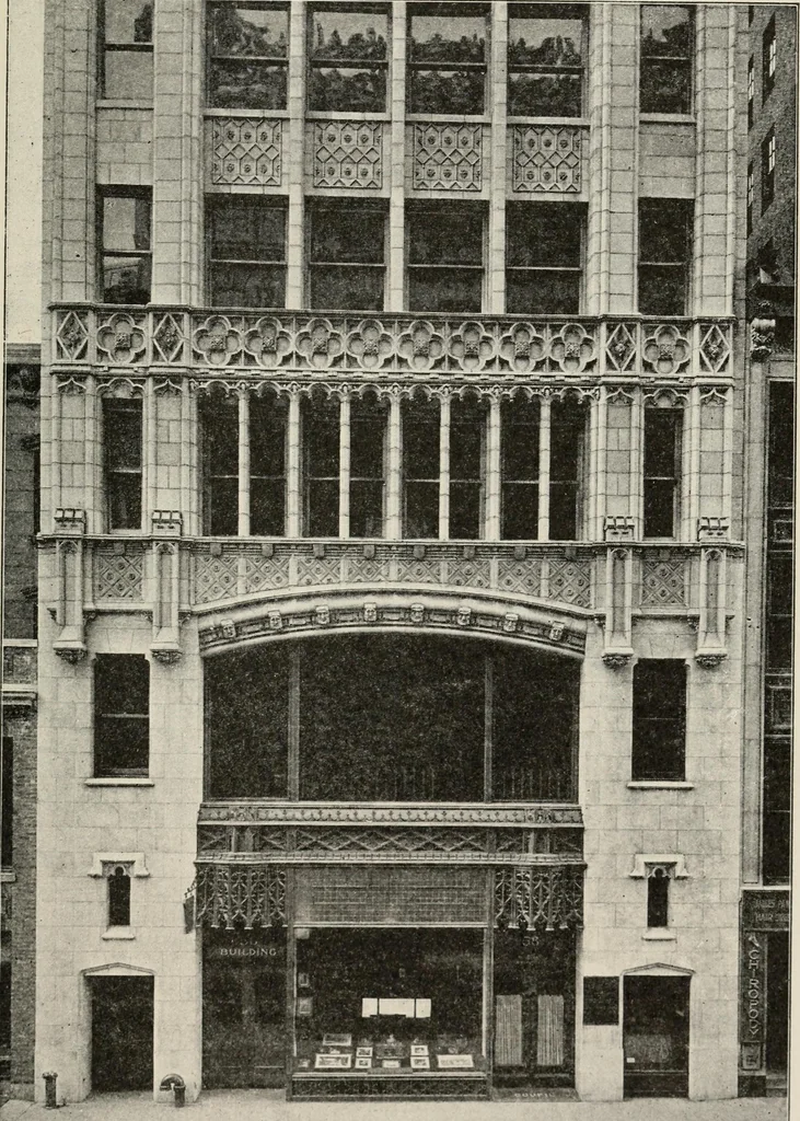 An illustration from How to know architecture : the human elements in the evolution of styles, 1914, leaf 324