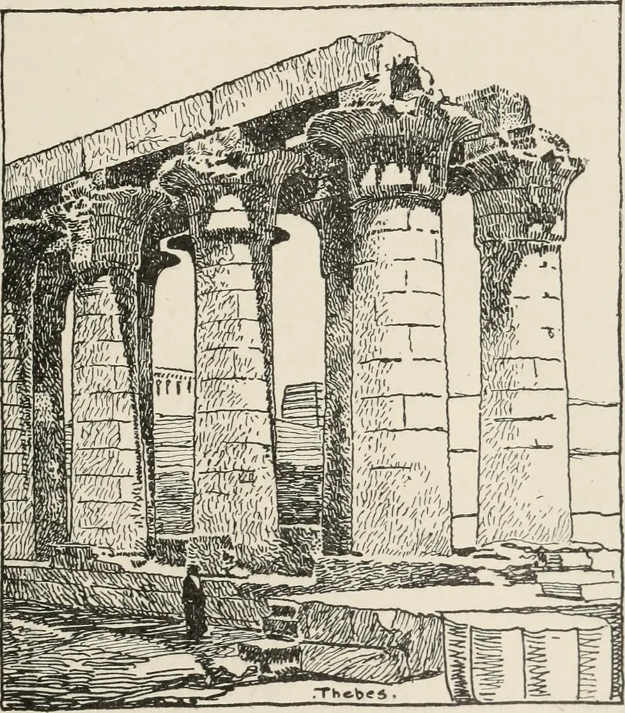 An illustration from How to know architecture : the human elements in the evolution of styles, 1914, leaf 38