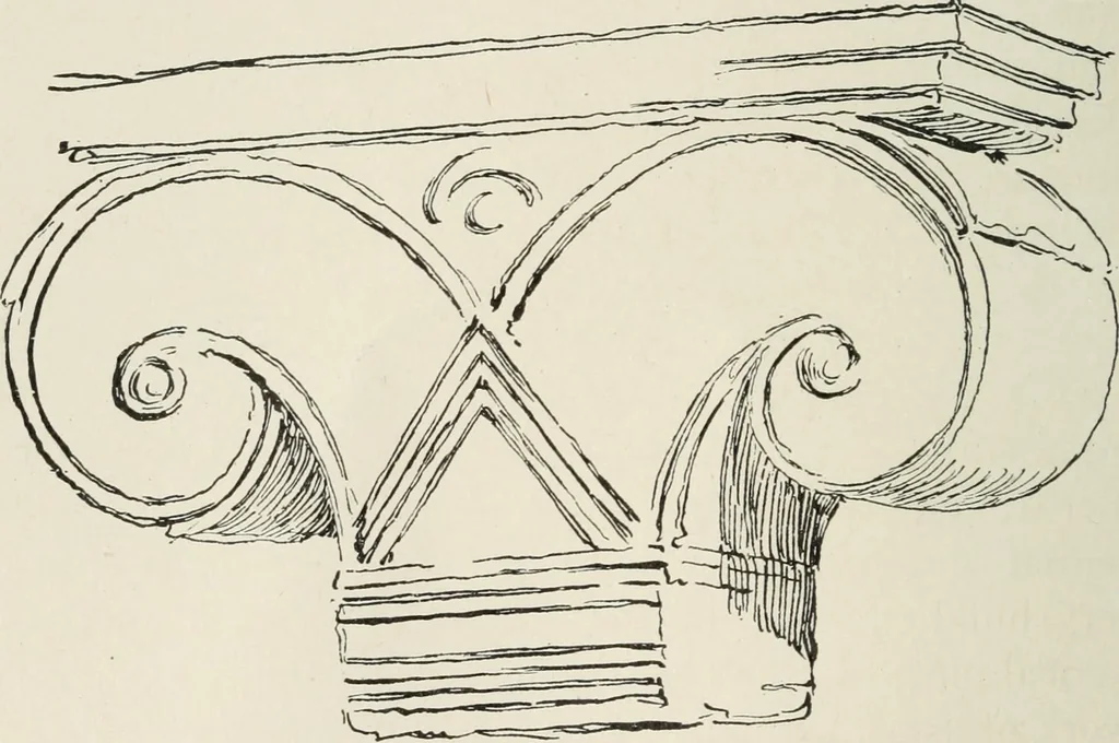 An illustration from How to know architecture : the human elements in the evolution of styles, 1914, leaf 43