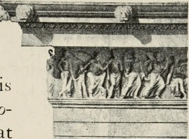 An illustration from How to know architecture : the human elements in the evolution of styles, 1914, leaf 66