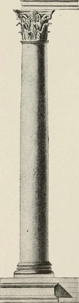 An illustration from How to know architecture : the human elements in the evolution of styles, 1914, leaf 68