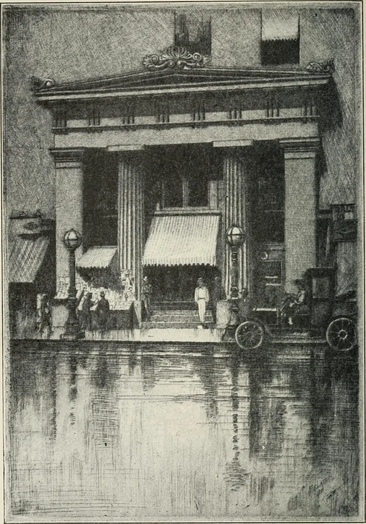An illustration from How to know architecture : the human elements in the evolution of styles, 1914, leaf 77