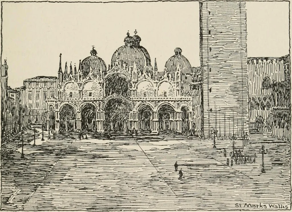 An illustration from How to know architecture : the human elements in the evolution of styles, 1914, leaf 88