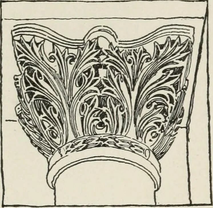 An illustration from How to know architecture : the human elements in the evolution of styles, 1914, leaf 95
