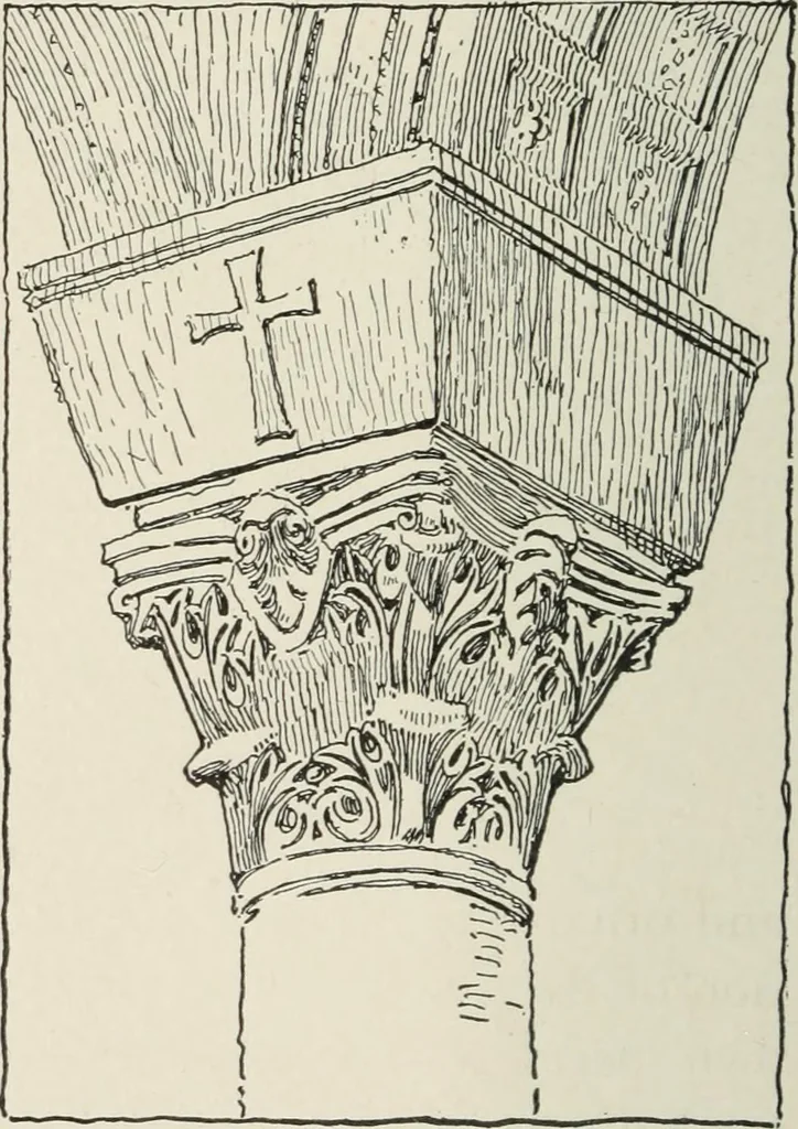 An illustration from How to know architecture : the human elements in the evolution of styles, 1914, leaf 95