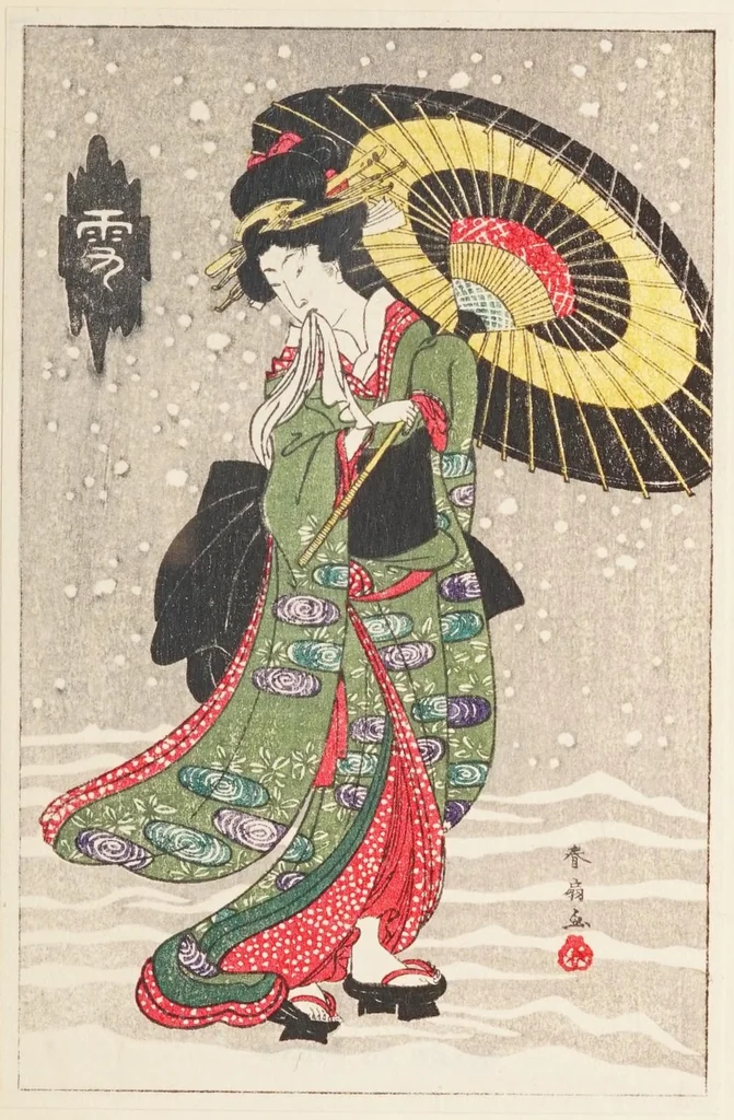 An illustration from How to know Japanese colour prints, 1927, leaf 81