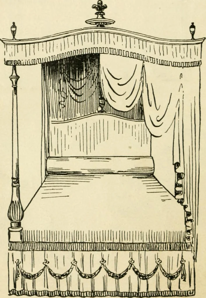 An illustration from How to know period styles in furniture; a brief history of furniture from the days of ancient Egypt to the present time, illustrated with over 300 typical examples and a brief description of each period, 1913, leaf 107