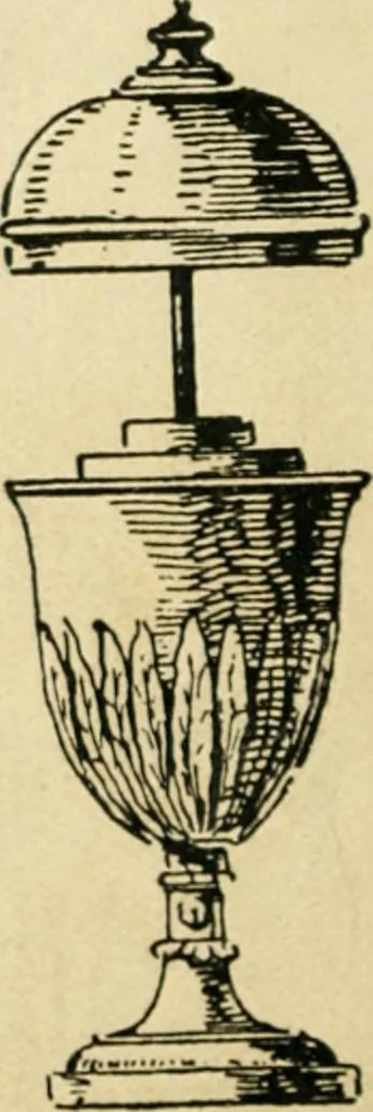 An illustration from How to know period styles in furniture; a brief history of furniture from the days of ancient Egypt to the present time, illustrated with over 300 typical examples and a brief description of each period, 1913, leaf 109