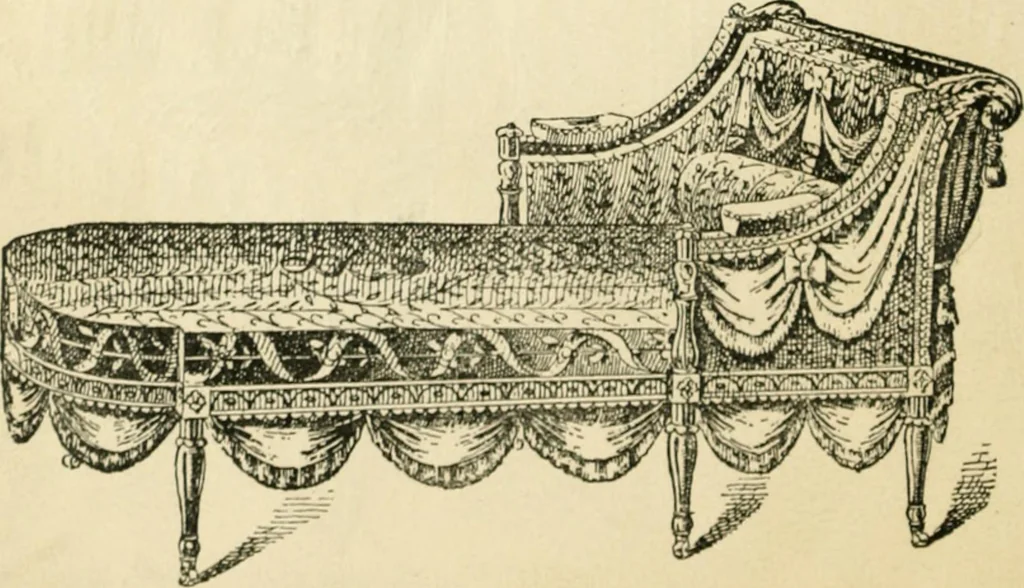 An illustration from How to know period styles in furniture; a brief history of furniture from the days of ancient Egypt to the present time, illustrated with over 300 typical examples and a brief description of each period, 1913, leaf 115