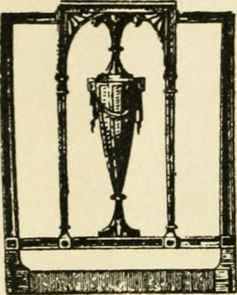 An illustration from How to know period styles in furniture; a brief history of furniture from the days of ancient Egypt to the present time, illustrated with over 300 typical examples and a brief description of each period, 1913, leaf 117