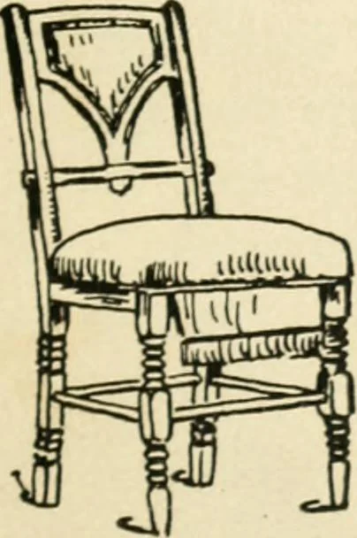 An illustration from How to know period styles in furniture; a brief history of furniture from the days of ancient Egypt to the present time, illustrated with over 300 typical examples and a brief description of each period, 1913, leaf 118