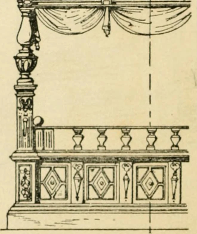 An illustration from How to know period styles in furniture; a brief history of furniture from the days of ancient Egypt to the present time, illustrated with over 300 typical examples and a brief description of each period, 1913, leaf 123