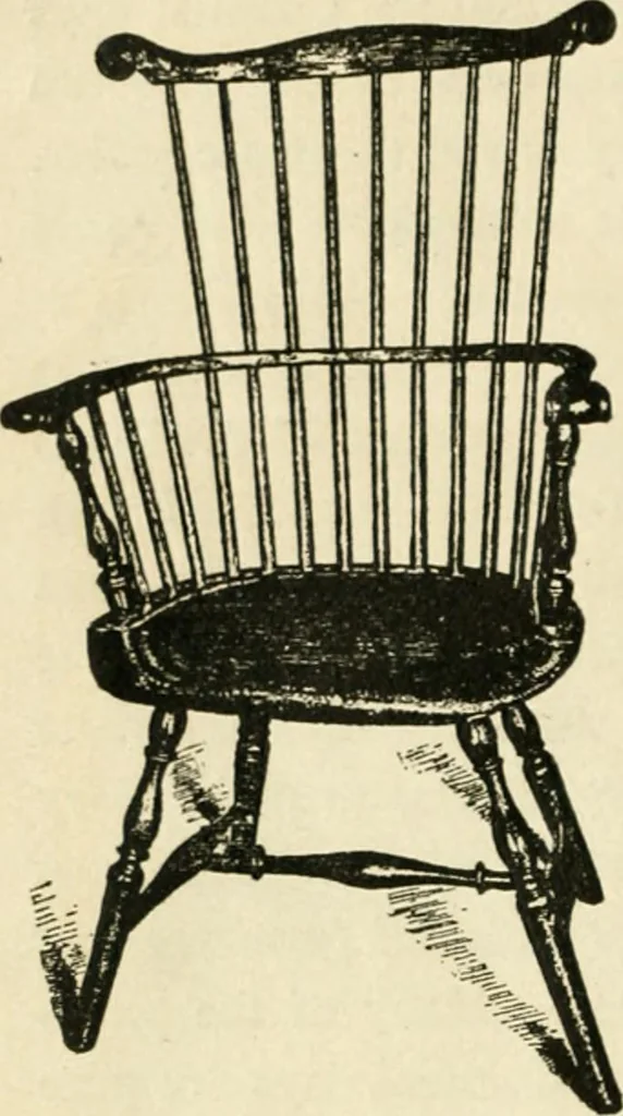 An illustration from How to know period styles in furniture; a brief history of furniture from the days of ancient Egypt to the present time, illustrated with over 300 typical examples and a brief description of each period, 1913, leaf 131