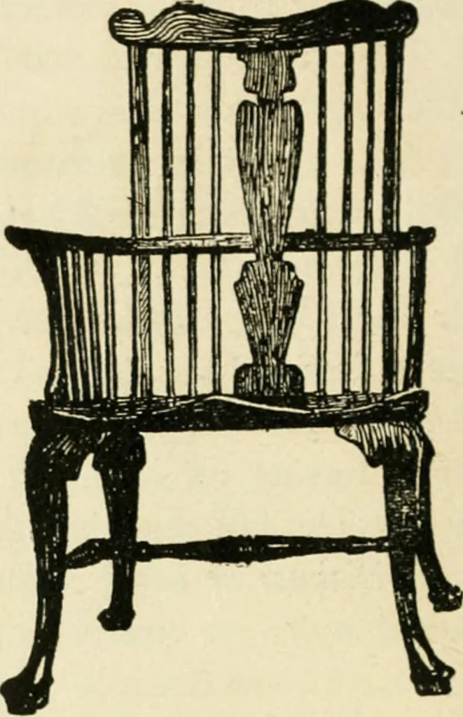 An illustration from How to know period styles in furniture; a brief history of furniture from the days of ancient Egypt to the present time, illustrated with over 300 typical examples and a brief description of each period, 1913, leaf 131