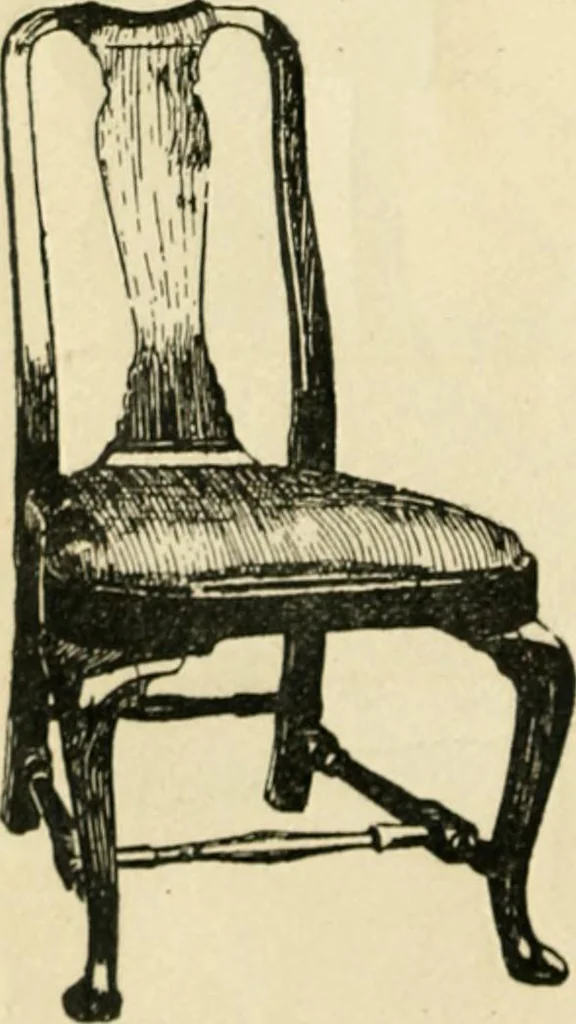 An illustration from How to know period styles in furniture; a brief history of furniture from the days of ancient Egypt to the present time, illustrated with over 300 typical examples and a brief description of each period, 1913, leaf 133
