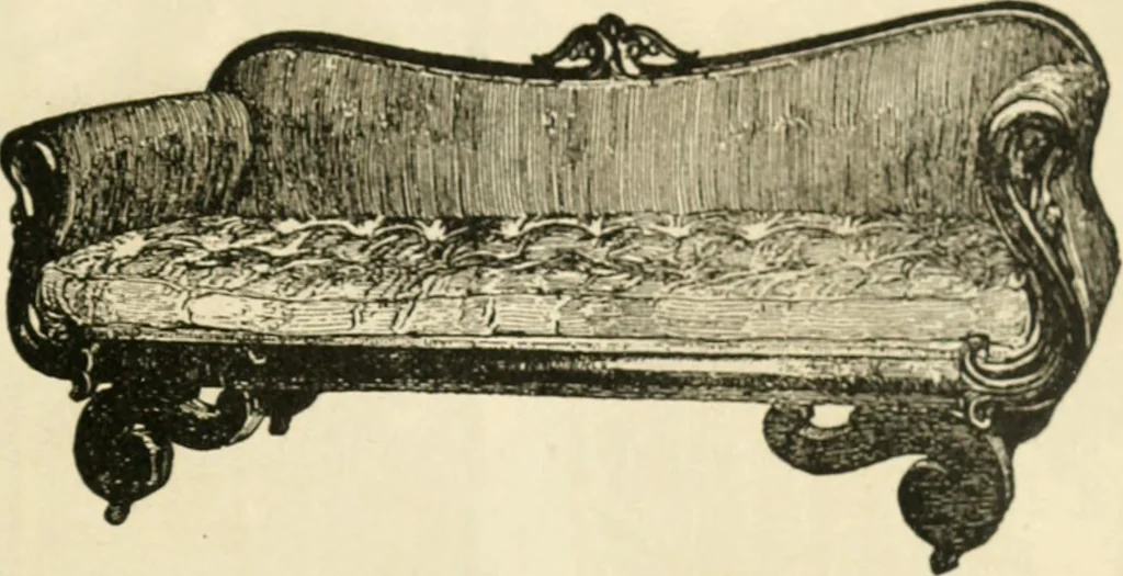 An illustration from How to know period styles in furniture; a brief history of furniture from the days of ancient Egypt to the present time, illustrated with over 300 typical examples and a brief description of each period, 1913, leaf 134