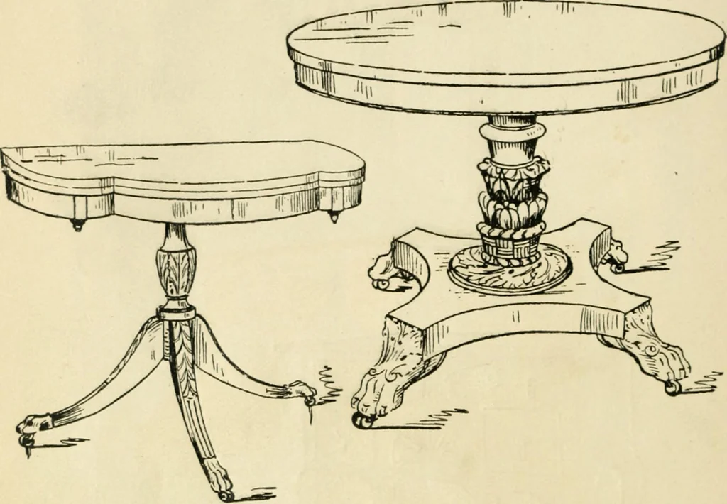 An illustration from How to know period styles in furniture; a brief history of furniture from the days of ancient Egypt to the present time, illustrated with over 300 typical examples and a brief description of each period, 1913, leaf 137