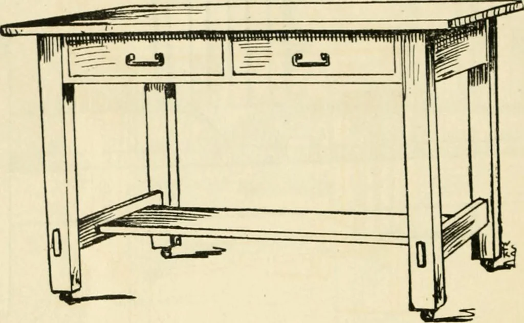 An illustration from How to know period styles in furniture; a brief history of furniture from the days of ancient Egypt to the present time, illustrated with over 300 typical examples and a brief description of each period, 1913, leaf 149