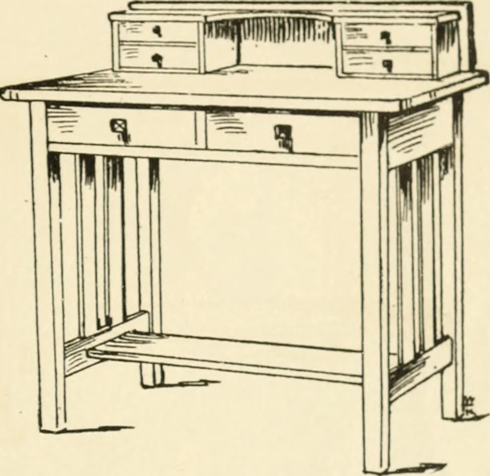 An illustration from How to know period styles in furniture; a brief history of furniture from the days of ancient Egypt to the present time, illustrated with over 300 typical examples and a brief description of each period, 1913, leaf 150