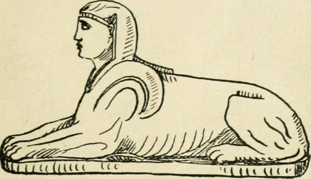 An illustration from How to know period styles in furniture; a brief history of furniture from the days of ancient Egypt to the present time, illustrated with over 300 typical examples and a brief description of each period, 1913, leaf 18