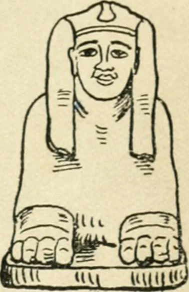 An illustration from How to know period styles in furniture; a brief history of furniture from the days of ancient Egypt to the present time, illustrated with over 300 typical examples and a brief description of each period, 1913, leaf 18