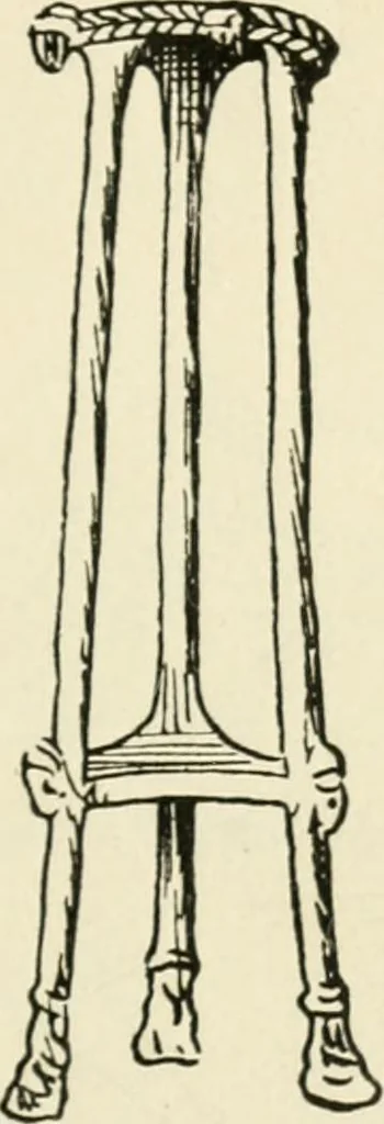 An illustration from How to know period styles in furniture; a brief history of furniture from the days of ancient Egypt to the present time, illustrated with over 300 typical examples and a brief description of each period, 1913, leaf 20
