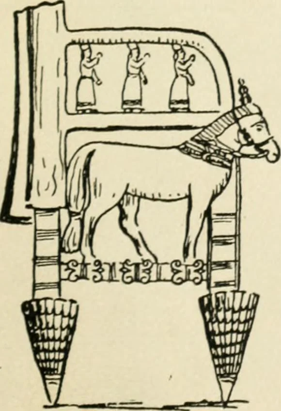 An illustration from How to know period styles in furniture; a brief history of furniture from the days of ancient Egypt to the present time, illustrated with over 300 typical examples and a brief description of each period, 1913, leaf 20