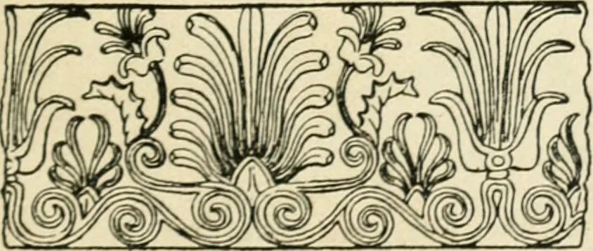 An illustration from How to know period styles in furniture; a brief history of furniture from the days of ancient Egypt to the present time, illustrated with over 300 typical examples and a brief description of each period, 1913, leaf 22