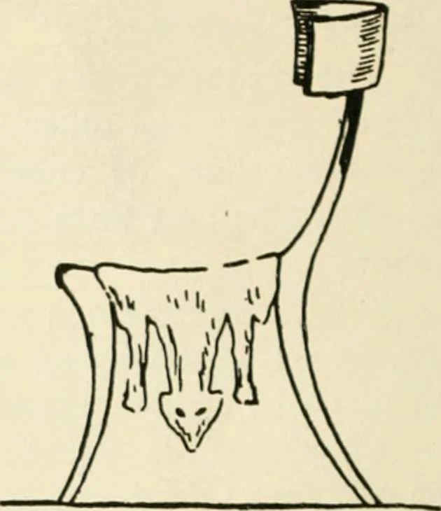 An illustration from How to know period styles in furniture; a brief history of furniture from the days of ancient Egypt to the present time, illustrated with over 300 typical examples and a brief description of each period, 1913, leaf 23