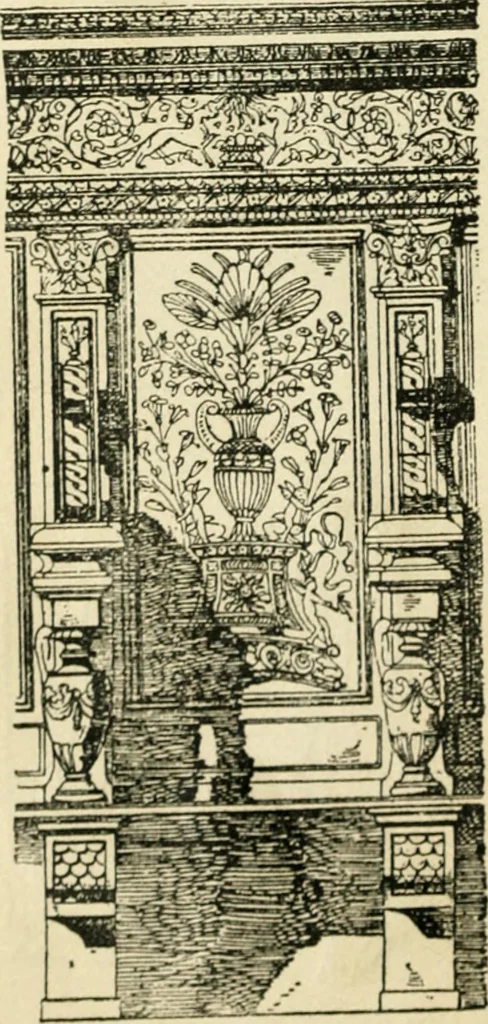 An illustration from How to know period styles in furniture; a brief history of furniture from the days of ancient Egypt to the present time, illustrated with over 300 typical examples and a brief description of each period, 1913, leaf 41