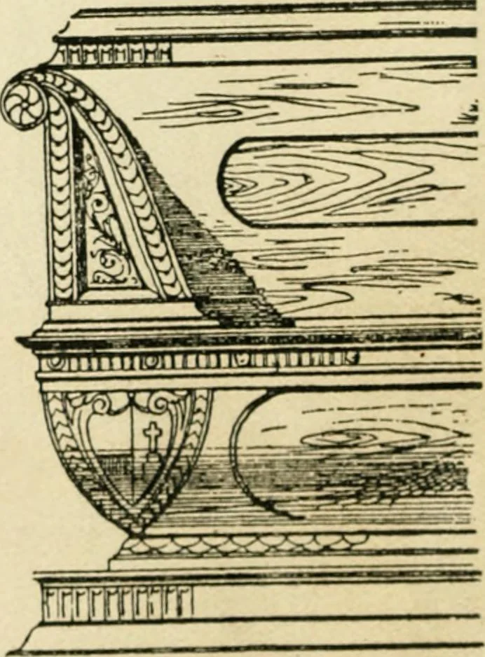 An illustration from How to know period styles in furniture; a brief history of furniture from the days of ancient Egypt to the present time, illustrated with over 300 typical examples and a brief description of each period, 1913, leaf 41